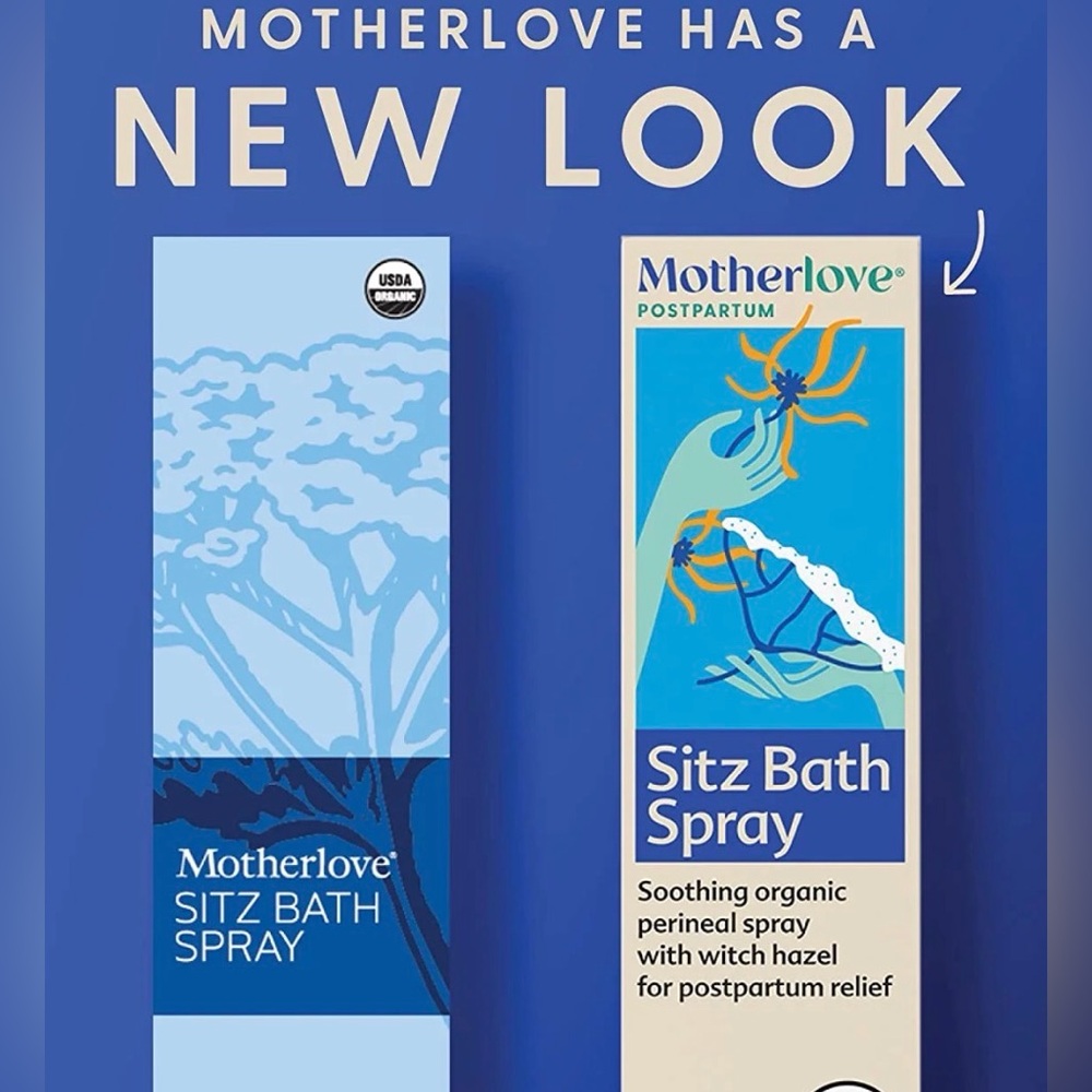 ❄️Motherlove Herbal Company Postpartum Sitz Bath Spray - 4oz